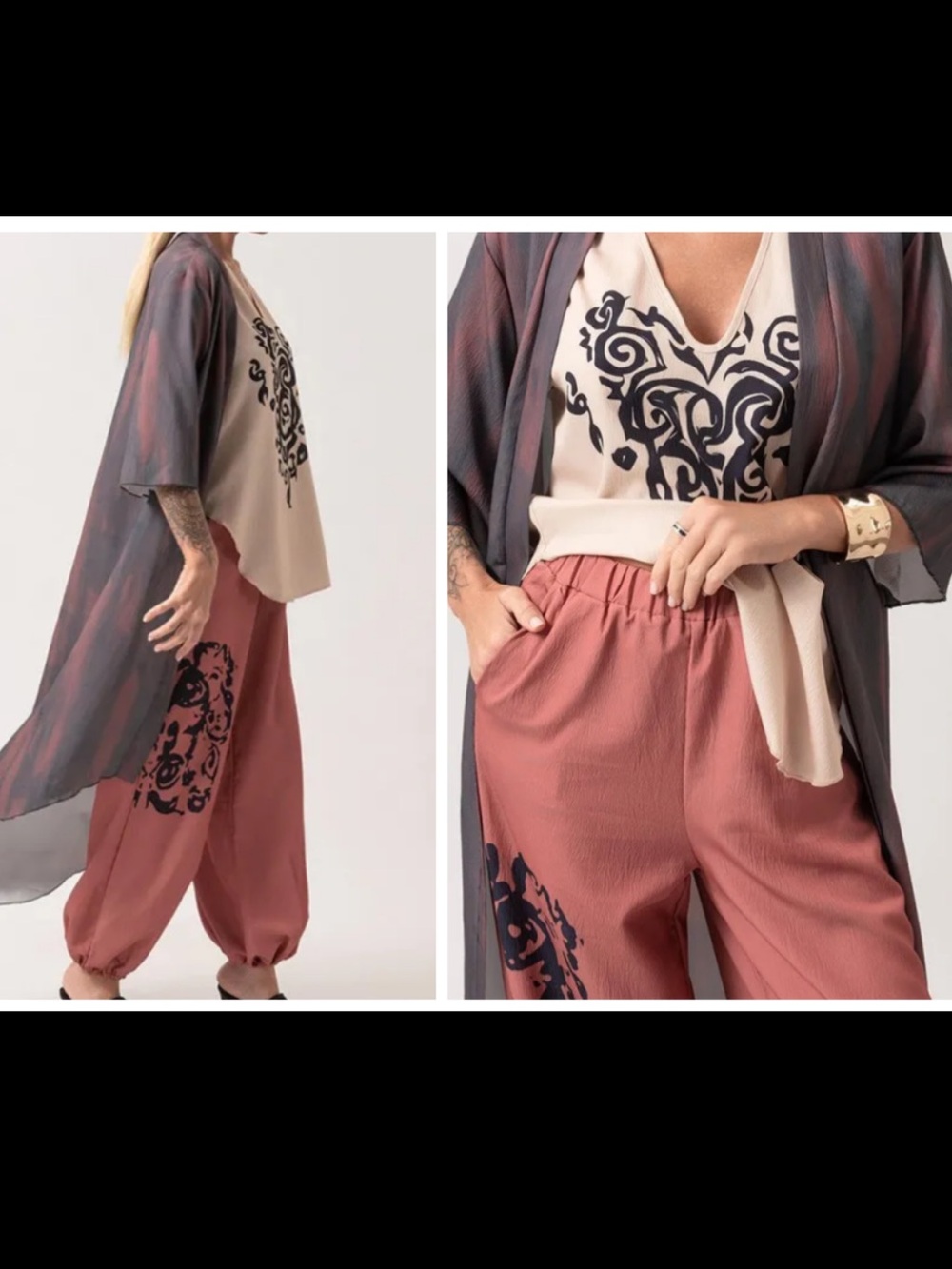 Bohemian 3 piece set. Size S. NWOT.